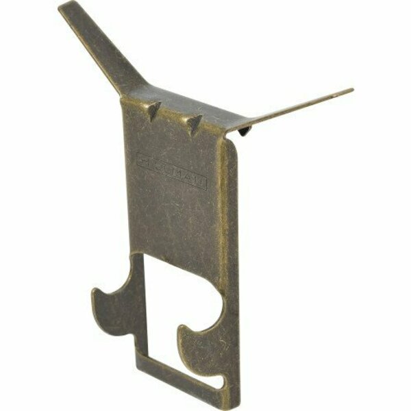 Hillman AnchorWire Brass-Plated Gold Brick Picture Hanger 30 lb 2 pk, 10PK 122354